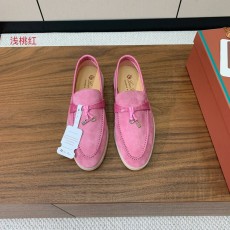 로로 피아나 스파이딩 스웨이드 로퍼 001-214027