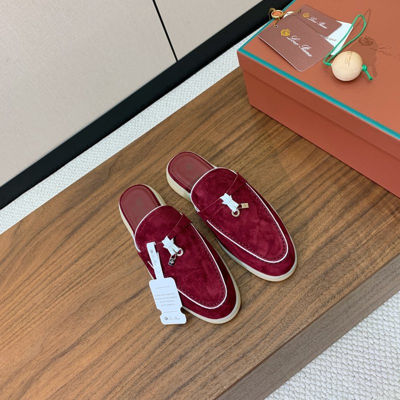 로로피아나 캐시미어 록 스티치 뮬 001-214037