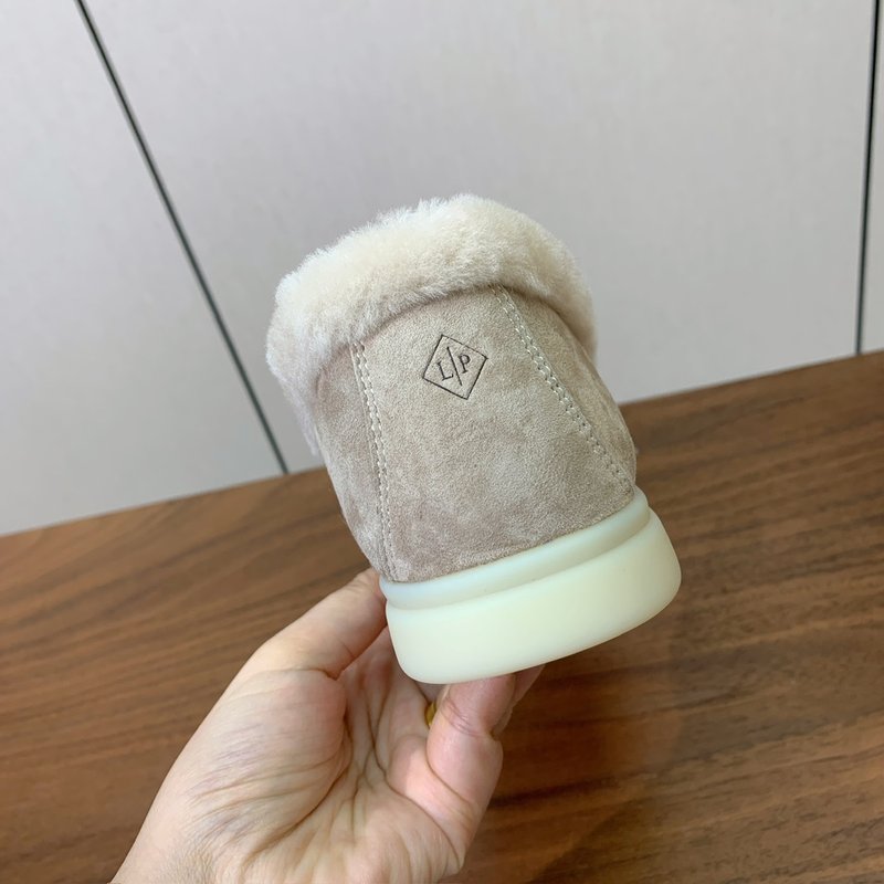 로로 피아나 양모 칼라 로퍼 슈즈 001-214059