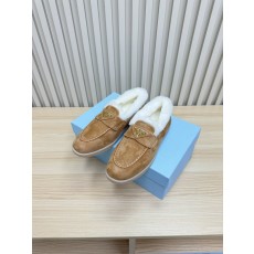 프라다 가을 겨울 울 칼라 로퍼 001-214089