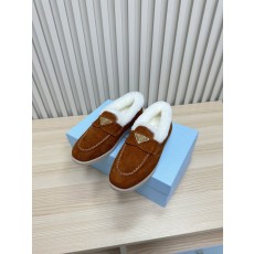 프라다 가을 겨울 울 칼라 로퍼 001-214092