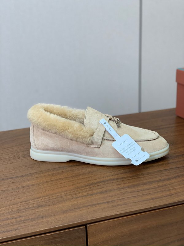 로로피아나 양모 로퍼 슈즈 001-214105