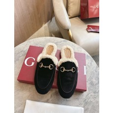 구찌 클래식 말衔扣 스웨이드 슬리퍼 001-214479