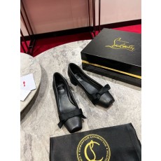 마마플러트 발레리나 로우힐 스퀘어 토 리본 여성 구두 001-214575