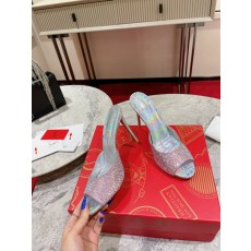 피쉬토 크리스탈 하이힐 뮬 001-214583