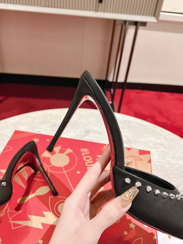 피쉬토 스파이크 하이힐 샌들 001-214585