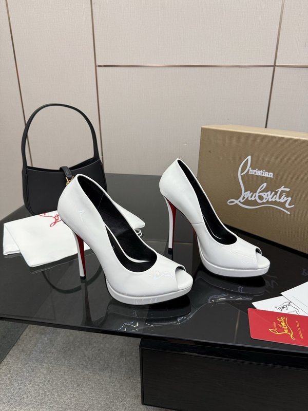 루부탱 에나멜 원스트랩 레드솔 하이힐 001-214642