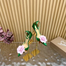 레드솔 장미 꽃 장식 하이힐 001-214651