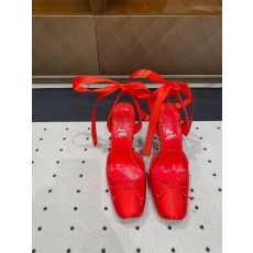 크리스찬 루부탱 레이스 하이힐 001-214653