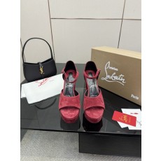 루부탱 양경 소재 레드솔 원스트랩 하이힐 001-214657