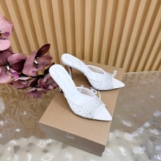 레드솔 장미 다이아몬드 메쉬 하이힐 샌들 001-214674