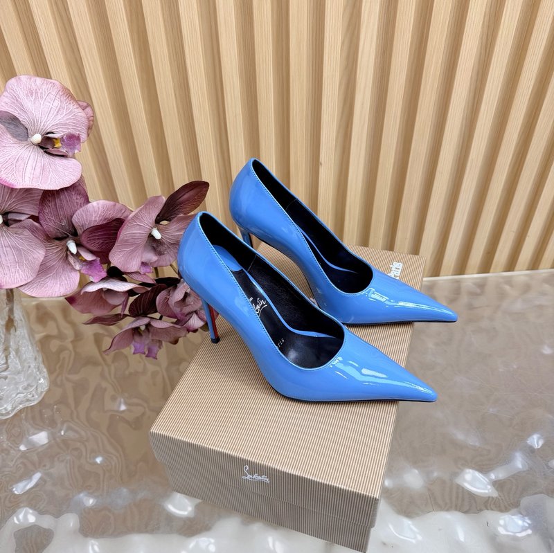 레드솔 장미 크리스탈 하이힐 001-214692