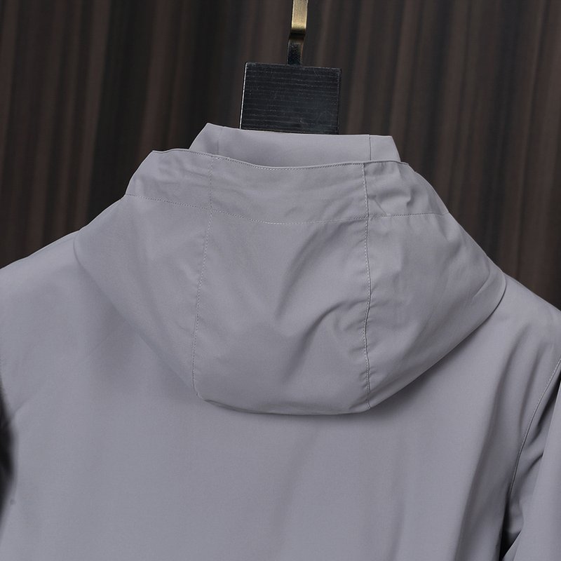 버버리 남성 캐주얼 후드 트렌치 코트 001-214912