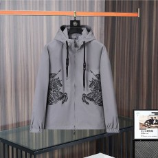 버버리 남성 캐주얼 후드 트렌치 코트 001-214912