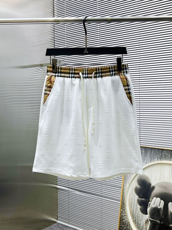 버버리 봄여름 캐주얼 반팔 반바지 세트 001-214948