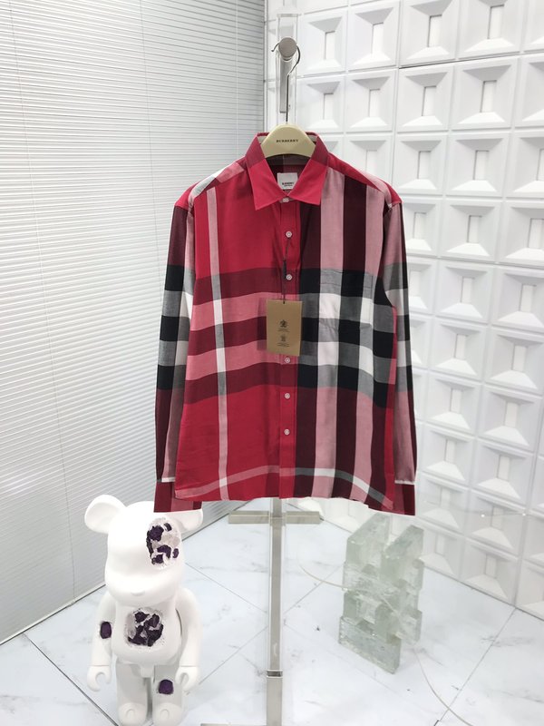 버버리 클래식 체크 긴팔 셔츠 001-214996