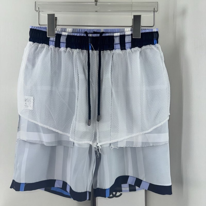 버버리 남성 여름 캐주얼 체크 반바지 001-215069