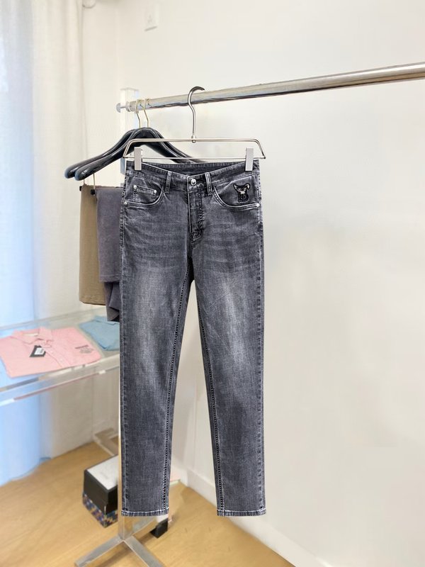 버버리 남성 봄여름 고급 데님 진 001-215149