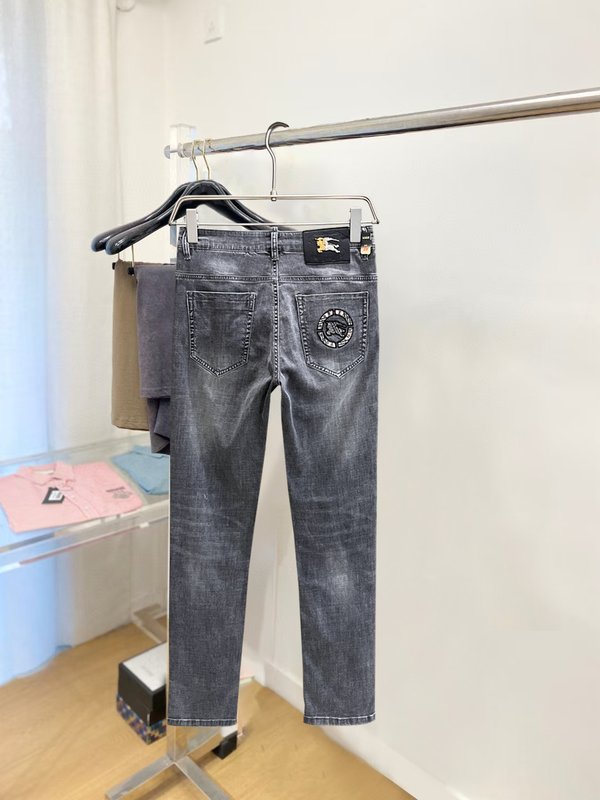 버버리 남성 봄여름 고급 데님 진 001-215149