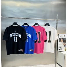 발렌시아가 유니섹스 면 프린팅 티셔츠 001-215212