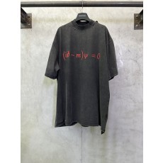 발렌시아가 워싱 데스트로이 반팔 티셔츠 001-215225