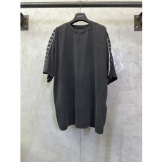 발렌시아가 자수 로고 반팔 티셔츠 001-215248