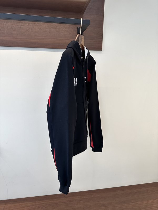 발렌시아가 NBA 콜라보 플리스 후드 자켓 001-215280