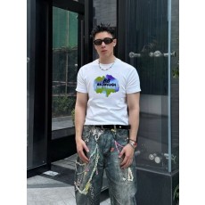 발렌시아가 BB 그래피티 프린트 머서라이즈드 코튼 티셔 001-215283