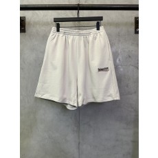 발렌시아가 콜라 웨이브 로고 자수 캐주얼 반바지 001-215295