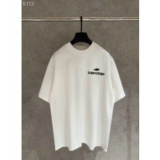 발렌시아가 자수 반팔 티셔츠 001-215299