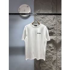 발렌시아가 프린트 레터 루즈핏 반팔 티셔츠 001-215302