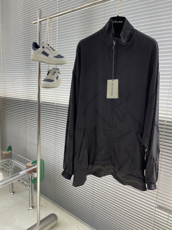 발렌시아가 실크 풀프린트 자켓 001-215313