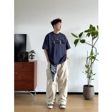 발렌시아가 유니섹스 순면 레터링 티셔츠 001-215320