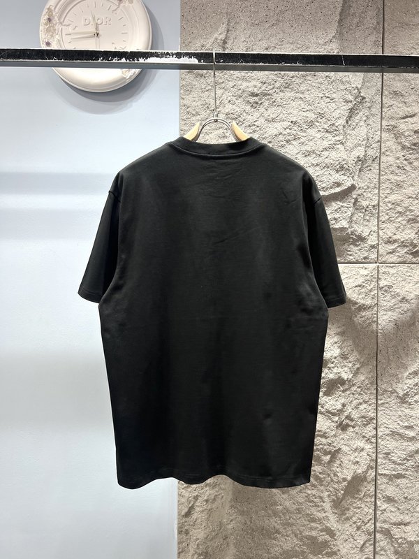 발렌시아가 디자이너 시리즈 레트로 엠보싱 반팔 티셔츠 001-215354
