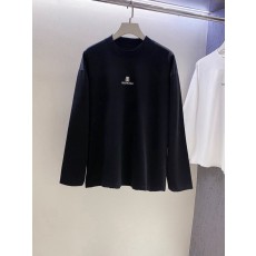 발렌시아가 스타일 로고 프린팅 디스트럭처드 오버핏 긴팔 001-215367