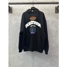 발렌시아가 입체 발포 프린트 후드 티셔츠 001-215380