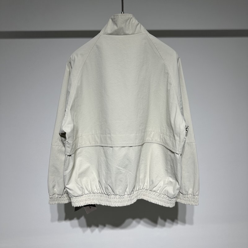 발렌시아가 베이지 체크 리버시블 자켓 001-215383