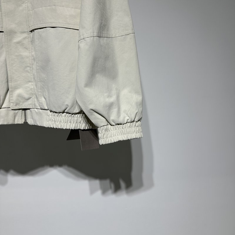 발렌시아가 베이지 체크 리버시블 자켓 001-215383