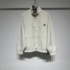 발렌시아가 베이지 체크 리버시블 자켓 001-215383