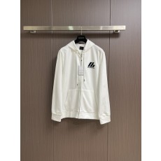 발렌시아가 로고 프린트 지퍼 후드 티셔츠 001-215389
