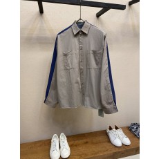 발렌시아가 워싱 디스트레스 패치워크 셔츠 001-215396