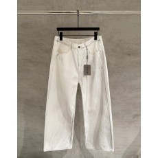 발렌시아가 화이트 빈티지 자수 데님 팬츠 001-215402