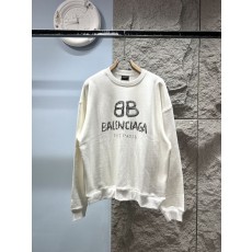 발렌시아가 수묵 프린트 라운드넥 스웨트셔츠 001-215422