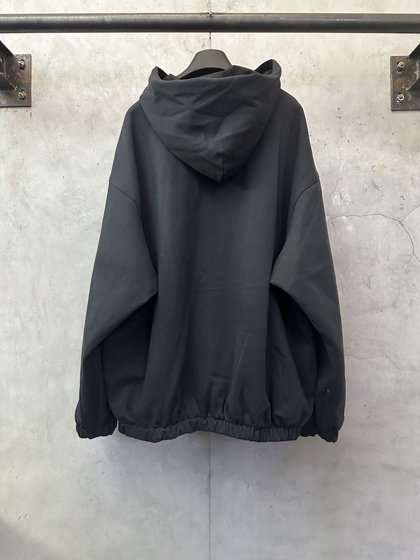 발렌시아가 블랙 레드 양면 착용 지퍼 자켓 001-215432