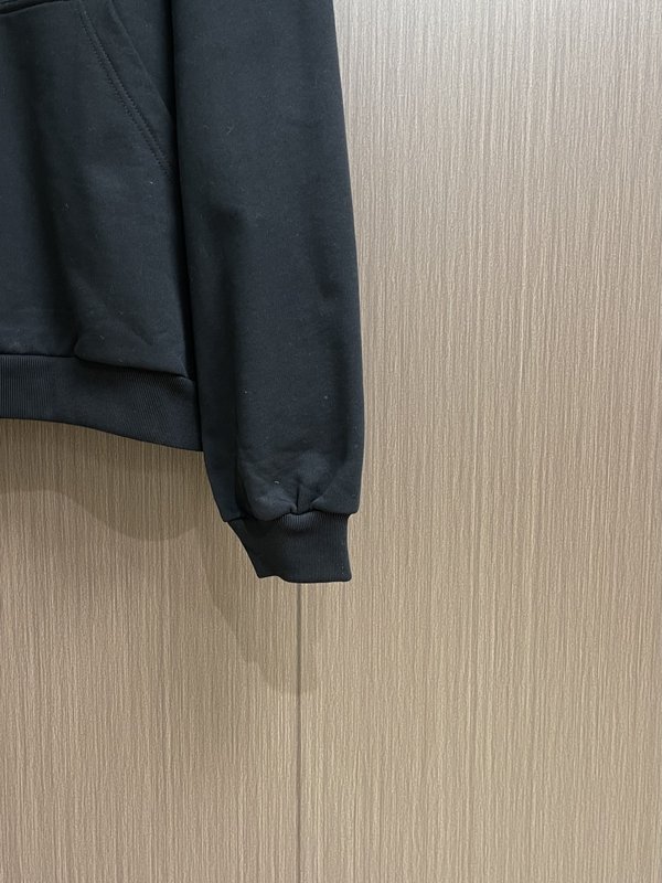 발렌시아가 입체 발포 프린트 후드 티셔츠 001-215450