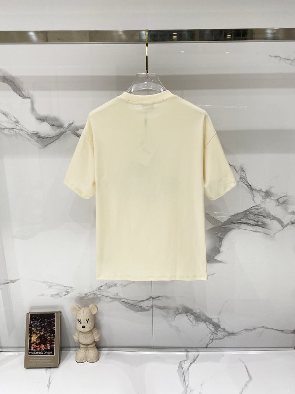 디올 스톤아일랜드 콜라보 순면 라운드넥 티셔츠 001-215551