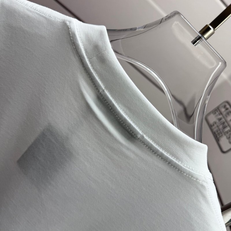 스톤아일랜드 클래식 로고 패치 코튼 반팔 티셔츠 001-215552