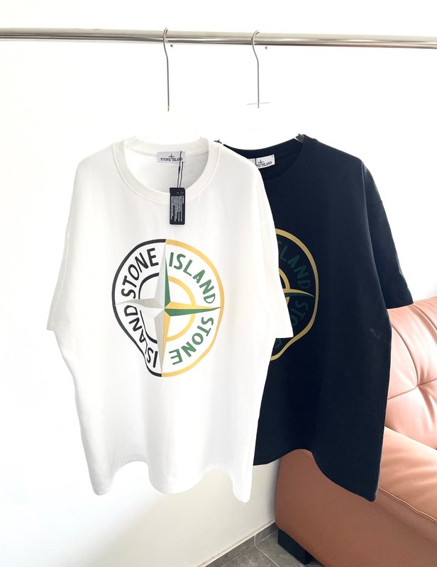 스톤아일랜드 클래식 나침반 반팔 티셔츠 001-215562