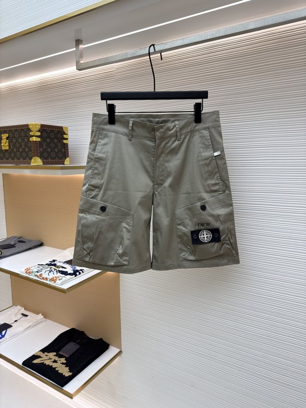 디올 스톤아일랜드 콜라보 남성 쇼츠 001-215672