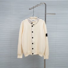 스톤아일랜드 스파이싱 칼라 니트 울 가디건 아우터 001-215687